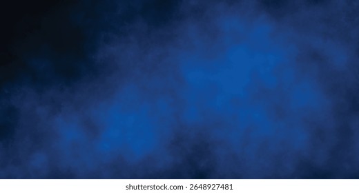 Vaporoso abstrato azul design com efeitos de nevoeiro em camadas

