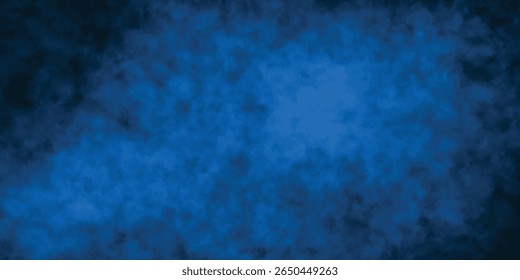Vaporoso abstrato azul design com efeitos de nevoeiro em camadas

