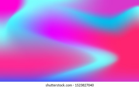 Vaporwave Art Futuristic Background. Vivid Colors. Style Blurred Abstraction. 80s, 1980s  Light. Modern Fluid Design. Creative Futuristic Trending Banners, Flyers, Posters. EPS10 Vector Illustration.