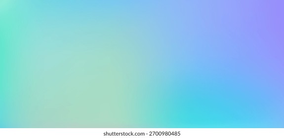Vaporwave green and blue gradient background, abstract color summer backdrop, vector neon aesthetic