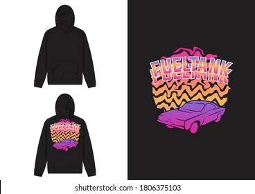 Vaporwave Streetwear Hoodie
Fuel Tank Vaporwave Design