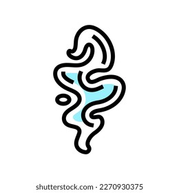 vapour smell color icon vector. vapour smell sign. isolated symbol illustration