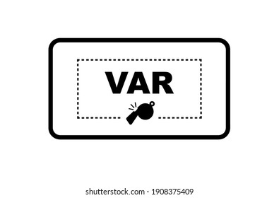 Var Icon On White Background