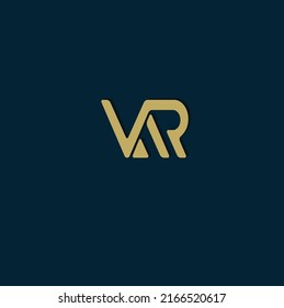Plantilla de logotipo de Var diseño de textos en sombra modernos