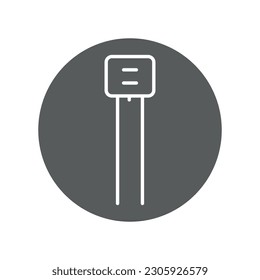 Varactor diodes black line icon. Pictogram for web page, mobile app, promo.