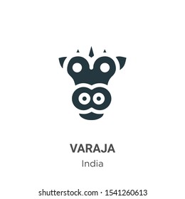 Varaja vector icon on white background. Flat vector varaja icon symbol sign from modern india collection for mobile concept and web apps design.