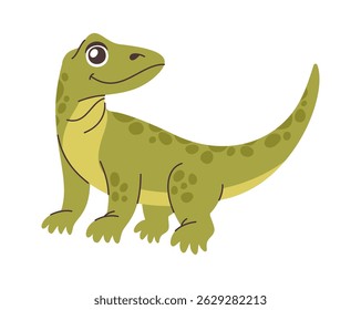 Varan monitor lagarto mão desenhada