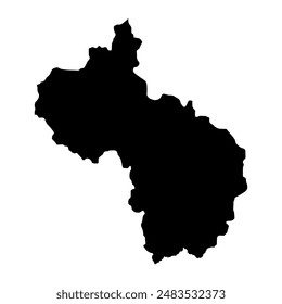 Vardar Statistical Region map, administrative division of North Macedonia. Vector illustration.