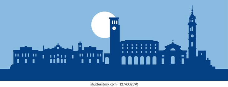 Varese Italy skyline