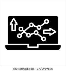 Variability Glyph Icon Vector Illustration