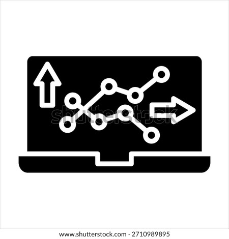 Variability Glyph Icon Vector Illustration