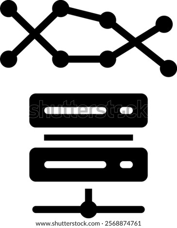 Variability Icon Glyph Vector Illustration