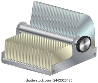 A variable capacitor is an electronic component that can adjust the capacitance value in a circuit.