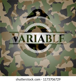 Variable on camo pattern