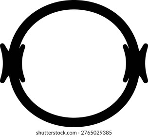 Variable Resistor Potentiometer Symbol Icon