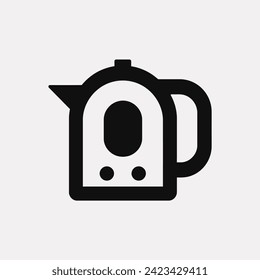 Variable temperature kettle icon - Simple Vector Illustration