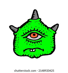 Varian cartoon monster illustration vectors 