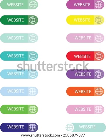 Variant Color Background And Web Logo Icon – Modern And Eye-Catching