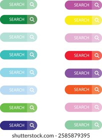 Variant Color Search Icon – Modern And Eye-Catching Design