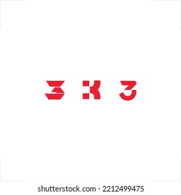 variant style number 3 logo three design