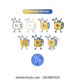 Estilo de variante del icono de tv