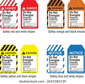 Variant tag LOTO for industrial Lock Out machine