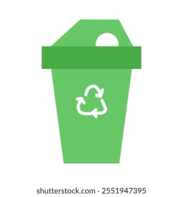 lata de lixo variante isolada sobre fundo branco