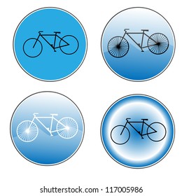 Variants a Bicycle path - road sign