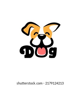 a variation of the combination of the word 'dog' with the variation of 'o' that forms a dog's tongue