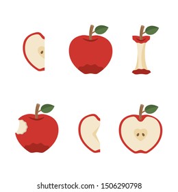 Variation of delicious red apple