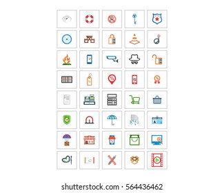 variation mixed minimalist design image vector icon logo symbol set