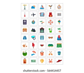 variation mixed vector business image vector icon logo symbol set