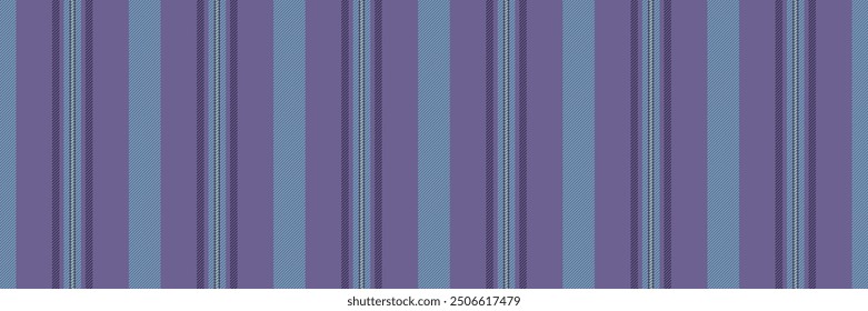 Raya de Vector de patrón de variación, textura textil sin costuras desteñida. Fondo de Vertical de líneas de tela realista en la paleta de colores índigo y cian.