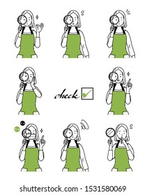 Variation set of women to check.