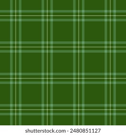 Variation textile texture tartan, dye plaid background check. Panel pattern vector fabric seamless in green and pastel colors palette.