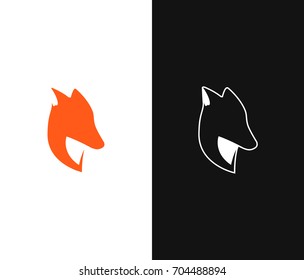 Variational logo design with elegant fox