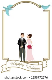 Variations on wedding cards.
Wedding card material.
Illustration of the bride and groom.
Design for the wedding.
Clip art of the bridegroom and bride.
Wedding frame design.