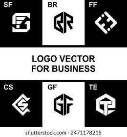 Variations of vector logo designs for your business needs