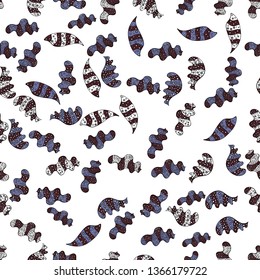 Varicolopurple, black and white vector seamless illustration. Design wrapping and gift paper, greeting cards, banner and posters design.