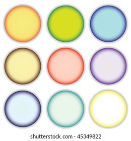 Varicolored buttons.