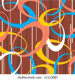 Varicolored  retro texture.Vector.