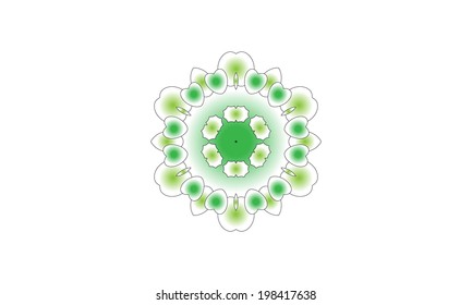 varicolored shapes objects