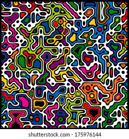 Varicolored  Striped background.  Abstract texture.  Vector illustration.