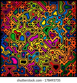 Varicolored  Striped background.  Abstract texture.  Vector illustration.