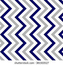 Varicolored zigzag pattern for decoration and background, for motifs of symmetry, synergy, predictability
