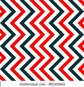 Varicolored zigzag pattern for decoration and background, for motifs of symmetry, synergy, predictability