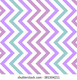 Varicolored zigzag pattern for decoration and background, for motifs of symmetry, synergy, predictability