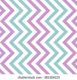 Varicolored zigzag pattern for decoration and background, for motifs of symmetry, synergy, predictability