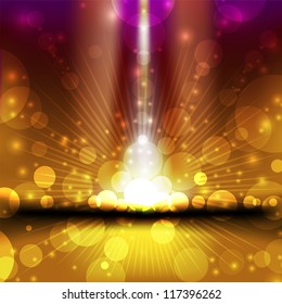 varicoloured christmas background with glare and bright light
