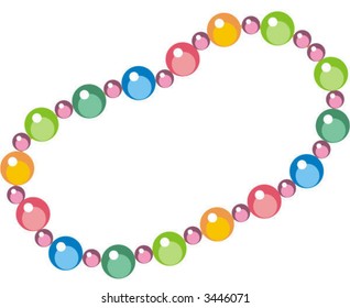  varicoloured necklace